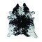 Homeroots 0.25 X 6 X 7 In. Kobe Salt & Pepper Cowhide Rug Black & White 294260 - alternate 4